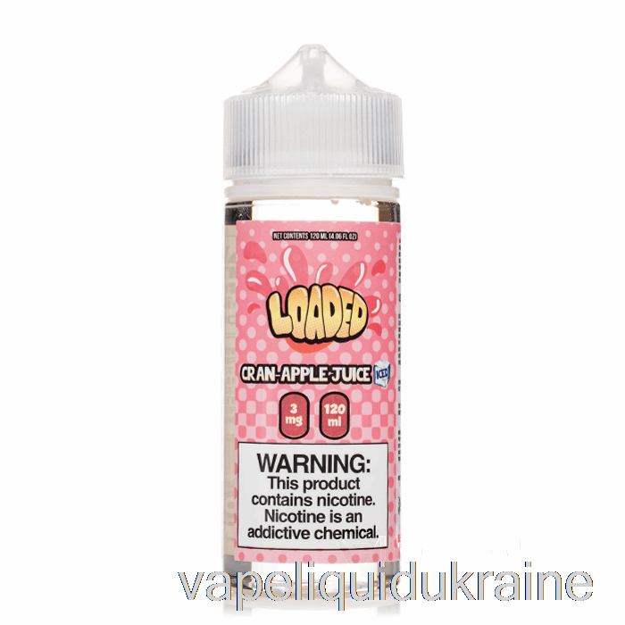 Vape Liquid Ukraine ICED CRAN APPLE - Loaded E-Liquid - Ruthless - 120mL 0mg